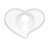 Silicone Diversion Drain Pad Heart Shape Drip Catcher Mat New Faucet Splash Plate  Bathroom