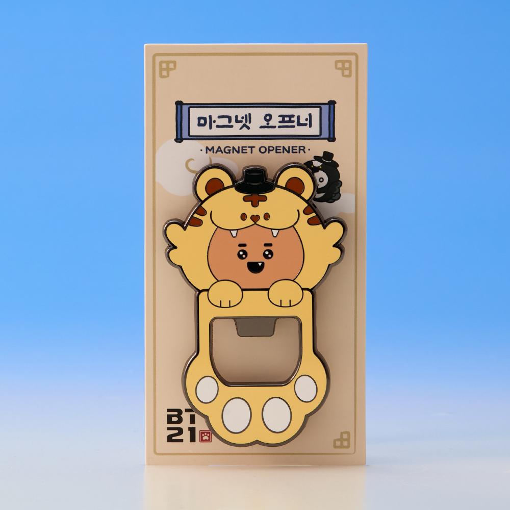 BT21 SHOOKY K-Tiger Magnetic Bottle Opener