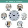 1pc 40cm Black Star Mute DIY Clock ,For Living Room, Bedroom, Desk Wall Mounted Clock Home Furnishings