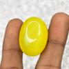 Yellow Sri Lankan Natural Cat'S Eye 88 ct Cabochon Cut Loose Gemstone for Jewelry Making and Crafts