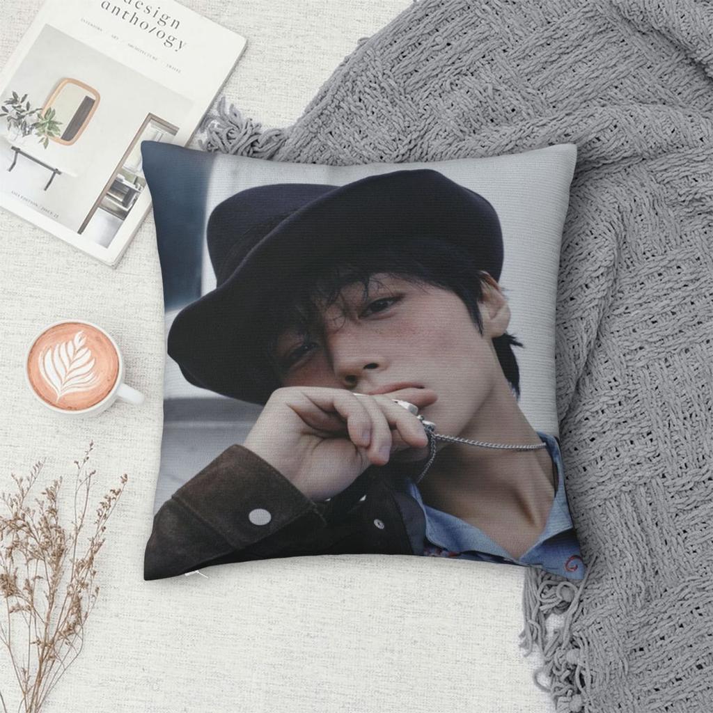 Federa Cuscino Regalo Fan Park Ji Hoon Stampa Merch Copricuscino Federe Cuscino Arredamento Casa con Zip Multitaglia