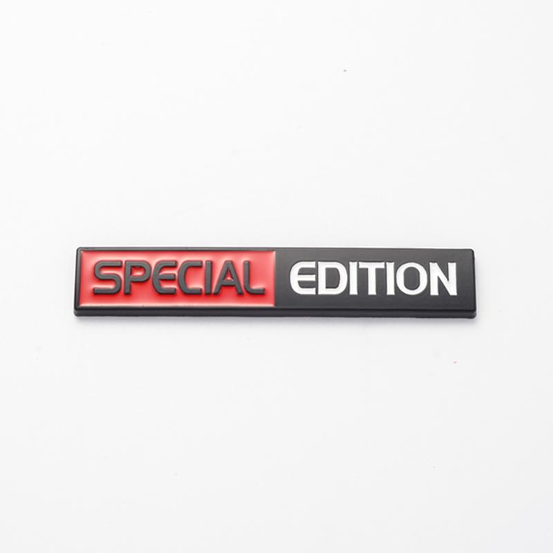 lsfc6 3D Metal Special Edition Logo Car Front Grille Emblem Rear Trunk Badge Decor Sticker For Toyota Ford Nissan Jeep Honda Opel Fiat