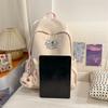 Large Capacity Backpack Student Lightweight Schoolbag Cartoon Embroidery Backpack