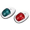 2Pcs Waterproof Navigation Light 12V LED Boat Lights Universal Signal Lamp Bass Boat