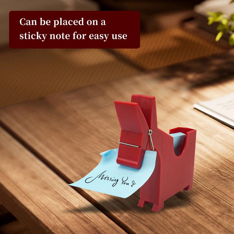 Creative Donkey-Shaped Desktop Organizer, Multi-functional Note Clip