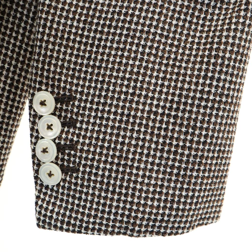 THE GIGI DON'T LOOK BACK Made In Italy Wool Blend Houndstooth Tailored Jacket Men's Used