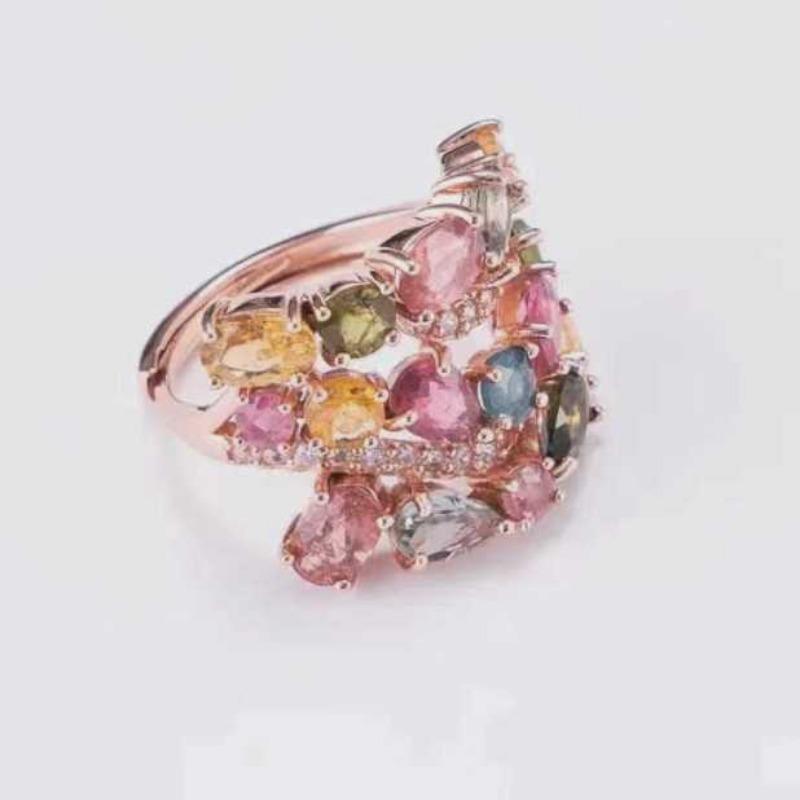 Sace Gems Klasikinio vario lydinio cirkonio žiedo apyrankės papuošalų rinkiniai Vestuvių dovanos