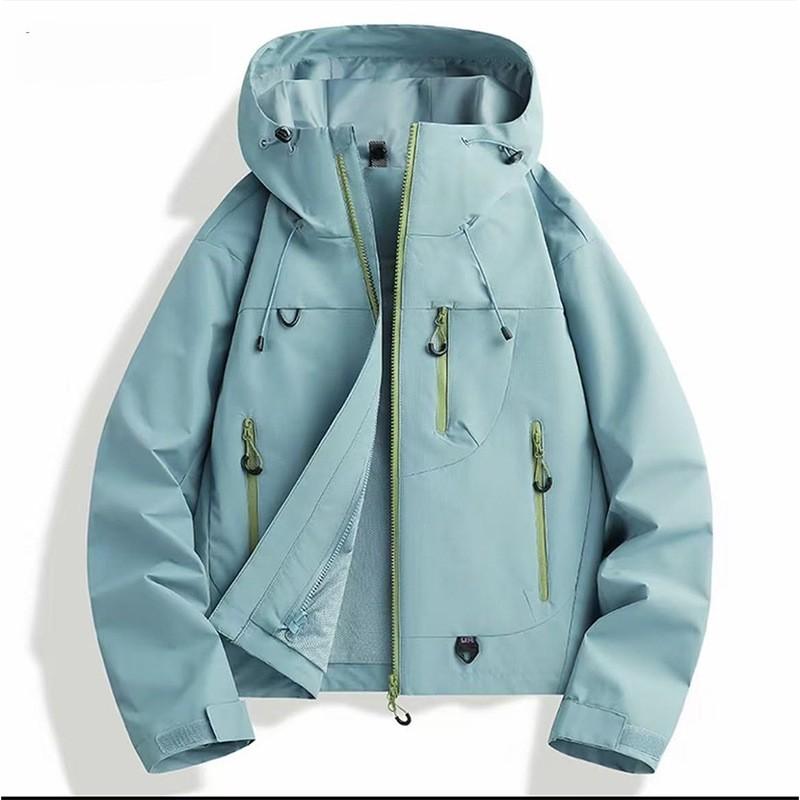 Men Women 3-in-1 Waterproof Windproof Hiking Jacket With Removable Fleece Liner Outdoor Activities