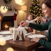 Bauernhaus Schreibtisch Taschentuchhalter Weihnachtsbaum Serviette für Tische, Rustikales Holz Cocktail Feiertags Küchenzubehör Spender, Stehend Theke,