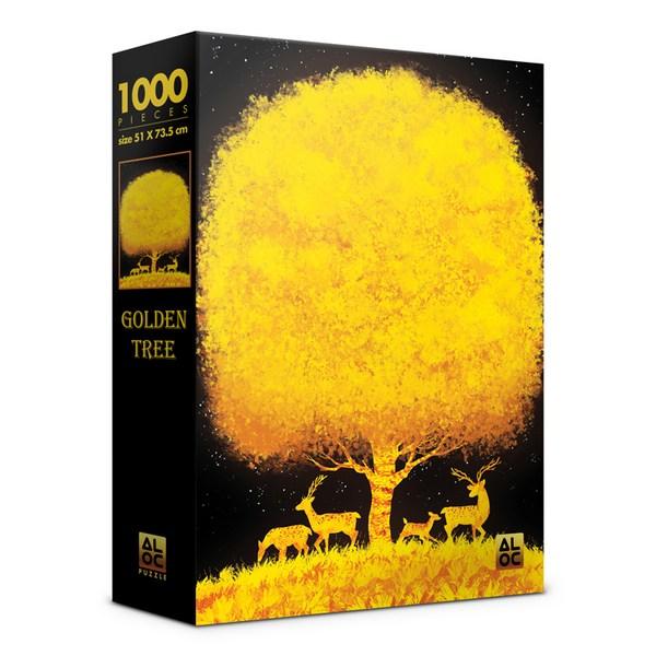 

Пазл Alok Golden Wooden Jigsaw Puzzle AL3022, 1000 деталей, разные цвета Пазл, Детские игры, Развивающие игрушки