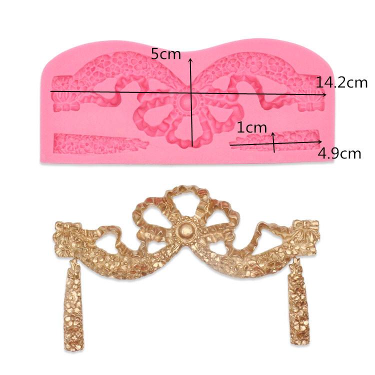 Yueyue Sugarcraft Boder Cake Decoration Silicone Mold Fondant Mold Cake Decorating Tools Chocolate Gumpaste Mold