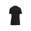 Adidas Logo Print Sports Short Sleeve T-Shirt Women Tops Black DY7732