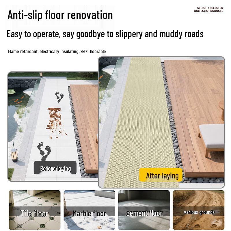 PVC Hollow Anti-slip Waterproof Floor Mat