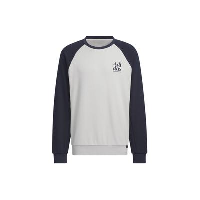 Kleines Logo Gestickter Patchwork Sportlicher Freizeitpullover Rundhals Sweatshirt Herren Tops Legendary-Ink-Blau JE6112