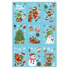 Christmas decoration snowman Grinch static stickers Christmas supplies snowflake stickers