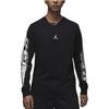 Jordan Sports Lifestyle Series Casual Crew Neck Long Sleeve T-Shirt Men Tops Black FZ1974-010