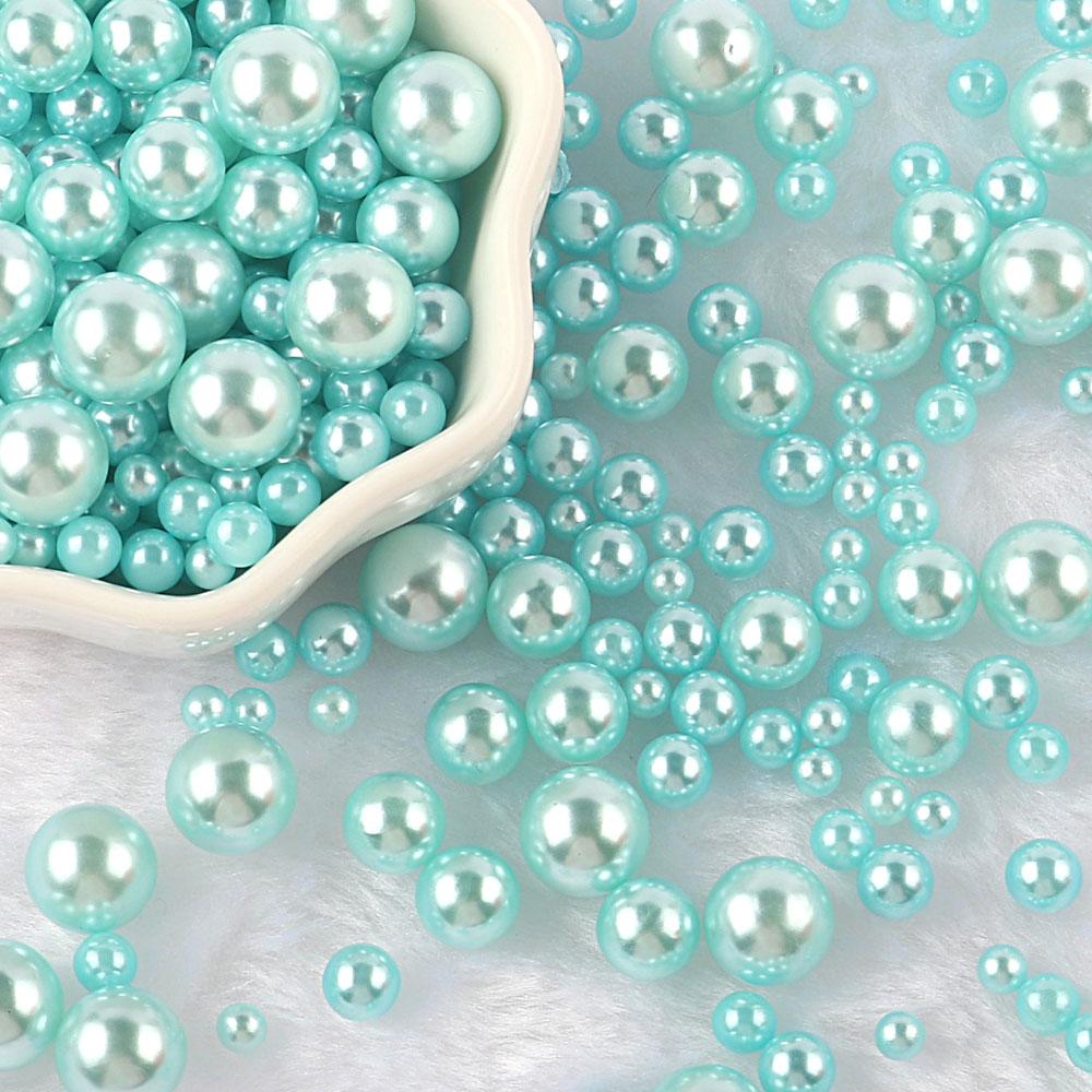 3-10mm 10g No Hole ABS Imitation Pearl Bead Round Plastic Acrylic Spacer Bead for DIY Jewelry Making Findings