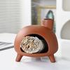 Handmade Ceramic Palo Santo Holder Burner - Mini Chimenea Incense Dish for Palo Santo and Sticks .Sage Holder for for Aromatherapy, Yoga, Meditation