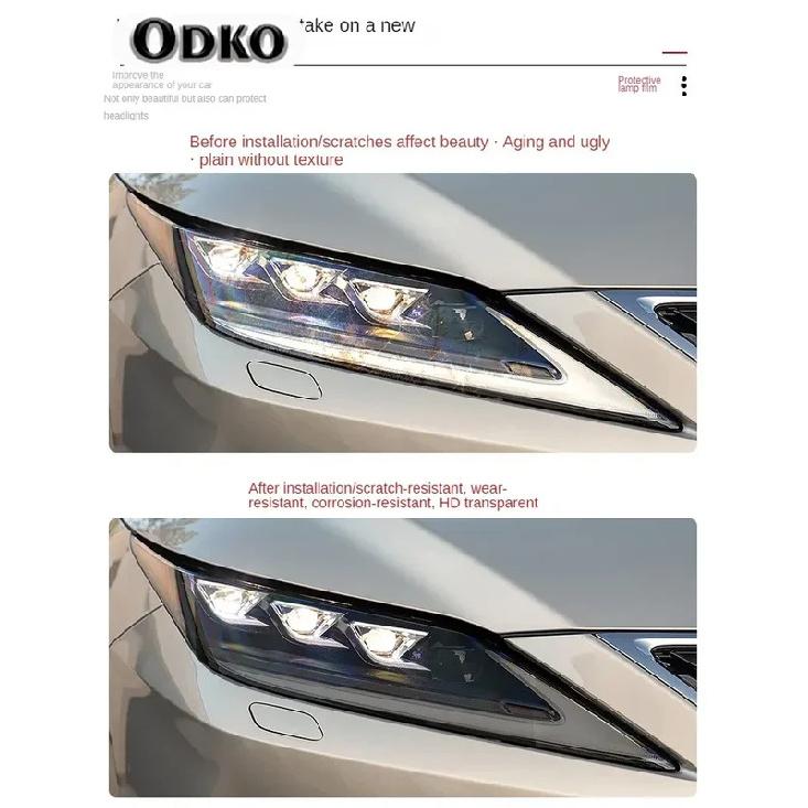 For Volkswagen ID.4 X ID.3 ID.6 CROZZ - Car Exterior Headlight TPU Protective Film Anti-scratch Repair Accessories