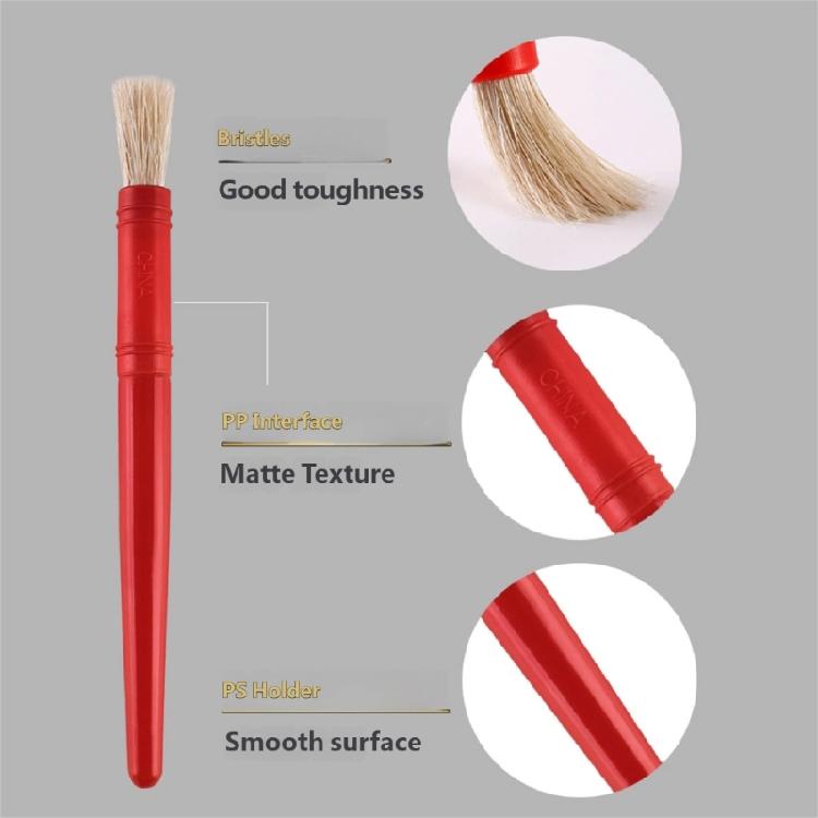 10Pcs Watercolor Brush Washing Cups with Lids Spill Prevention Plastic Paint Brush Cleaner Cup and Art Brush Set for Kid