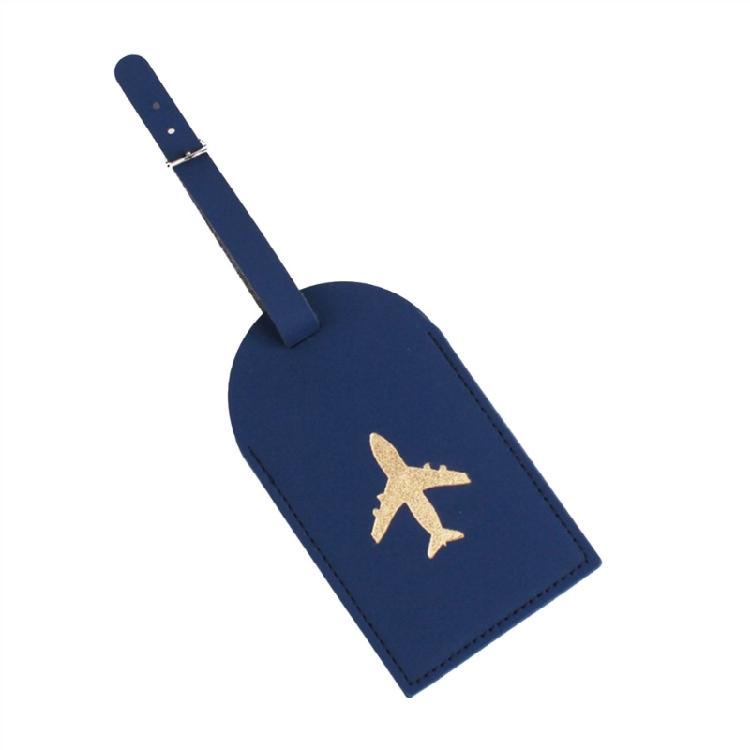 Hot Stamping Plane Luggage Tags Suitcase Tag for Wedding Couples Bridal Gift