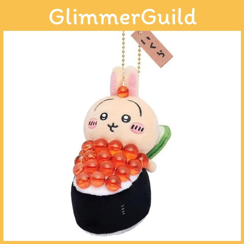 Japanese Delightful Plush Bear Sushi Keychain Ultrasoft Material Ideal Gifts For
