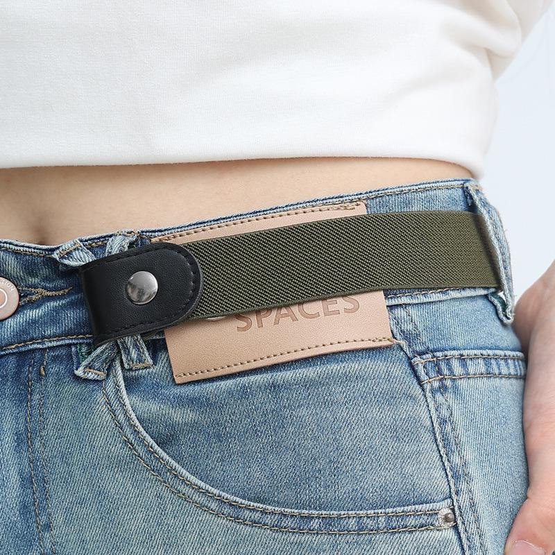 Vanli Seamless Elastic Belt: Invisible, Adjustable Waistband for Men, Women, and Student Jeans
