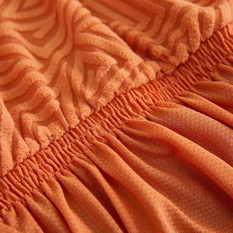 Thickened Jacquard Chair Cover One-Piece Elastic All-Inclusive Chair Cover Hotel Restaurant Stool Dust Cover Universal