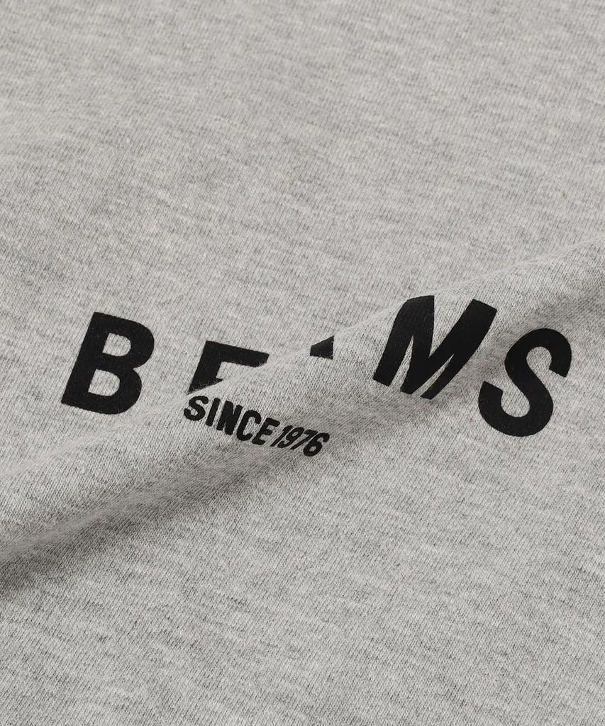 BEAMS Logo T-Shirt Heather Gray Grey Japan Streetwear Casual Tee