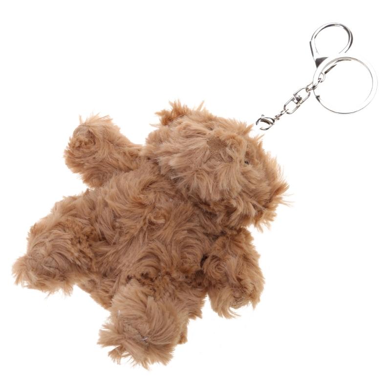 Niedlicher Mini Bär Schlüsselanhänger Weicher Schlüsselanhänger Anhänger Zarte Taschenanhänger Cartoon Bärenpuppen Geschenk für Frauen Kinder und Erwachsene