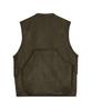 Standarderror 87-Stan146 Heavy Pocket Point Suede Vest Khaki