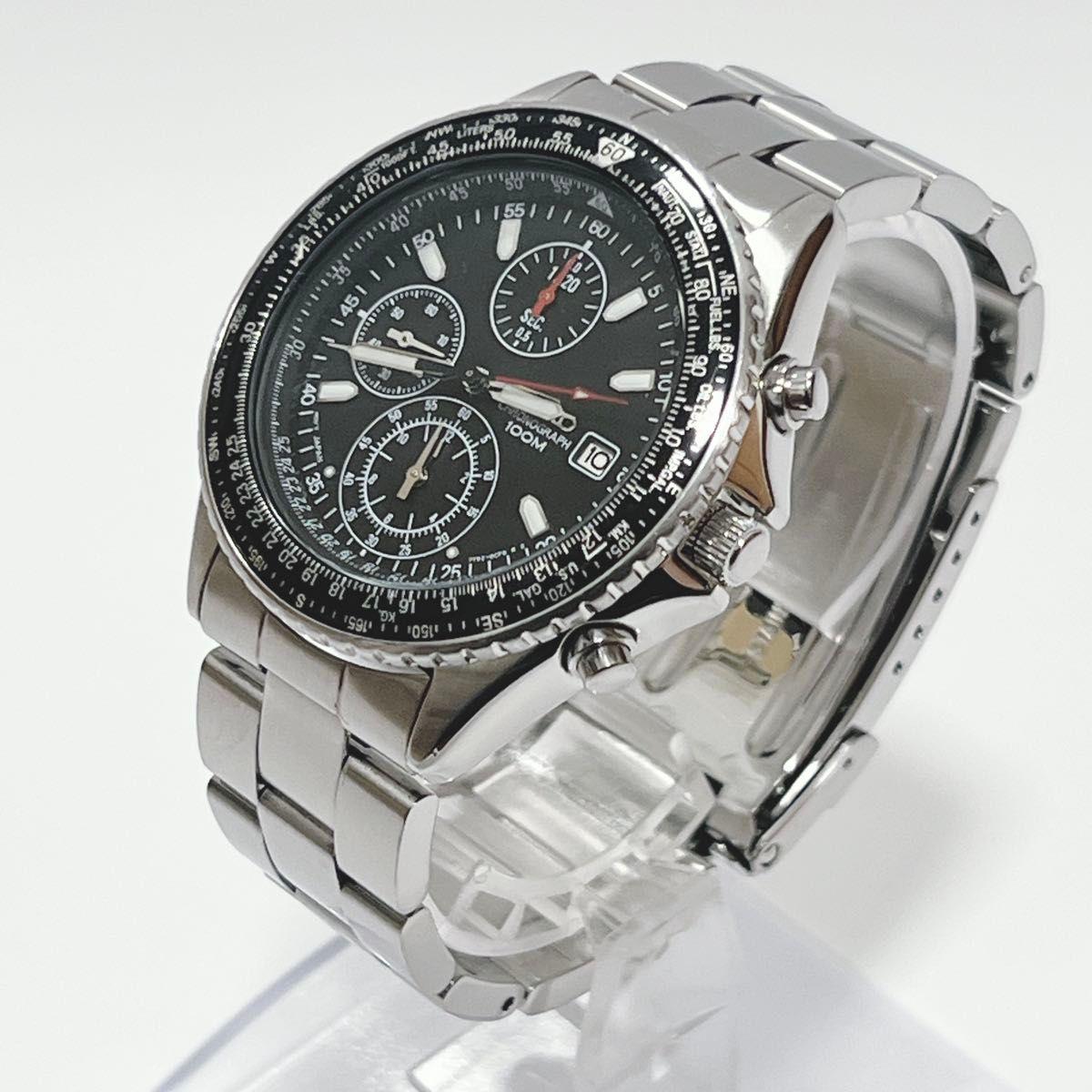 Used SEIKO 7T92-0CF0 Chronograph Watch Men s