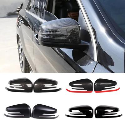 Car Side Door Rearview Mirror Cap Cover Trim For Mercedes Benz A CLA GLA GLK Class W176 W117 X156 X204 Auto Exterior Accessories