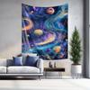 Cosmic Galaxy Tapestry Art for Bedroom  Living Room