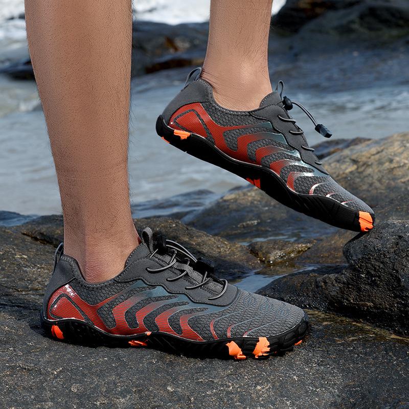 

Уличная обувь для ручьев с защитой от порезов, мужская и женская пляжная обувь, быстросохнущая обувь для ходьбы по воде, нескользящая обувь для плавания, амфибийная обувь для рыбалки 45