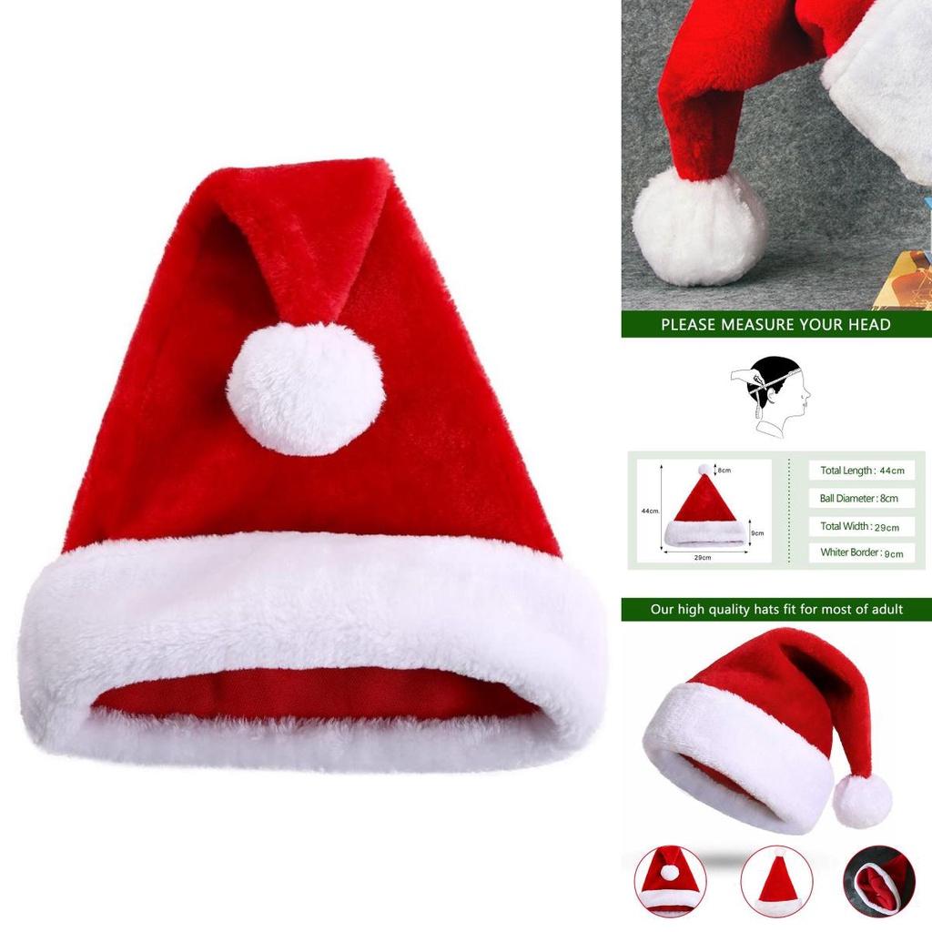 Cappello da Babbo Natale in Tessuto Non Tessuto di Alta Qualità per il Calore e lo Stile Invernale