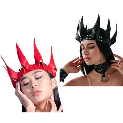 Medieval Style Halloween Headgear Steampunk Knight Pirate Cosplay Crown Gothic Headgear Halloween Carnival Props