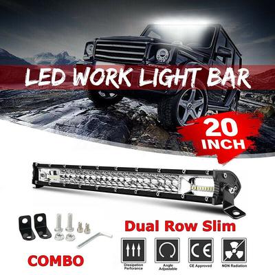 20Inch 1200W Led Light Bar Dual Row Spot Flood Combo Work Ute Truck Suv Atv 22''