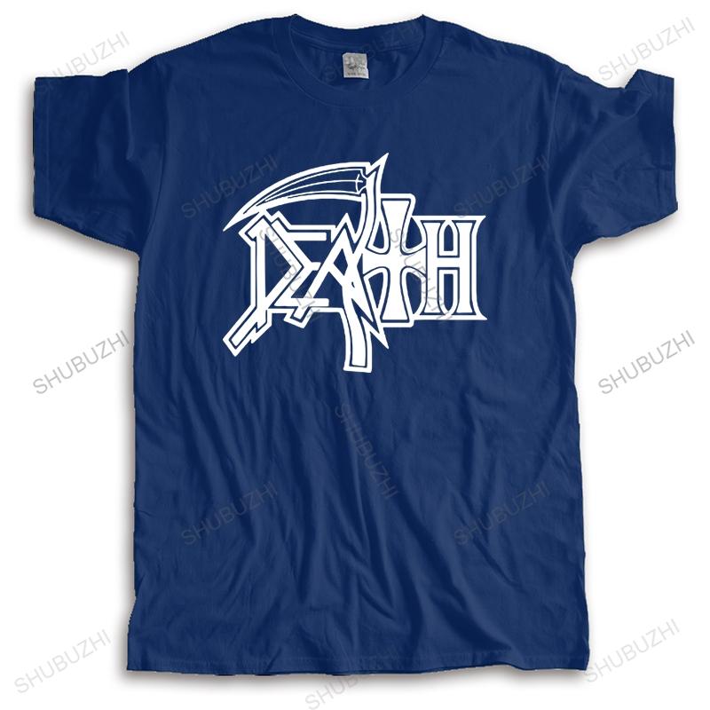 

Унисекс футболка с логотипом DEATH из ХЛОПКА, летняя модная, мужские хлопковые топы, европейский размер, подарки для мальчиков, мужская, Высокое качество, уличная одежда, футболки S