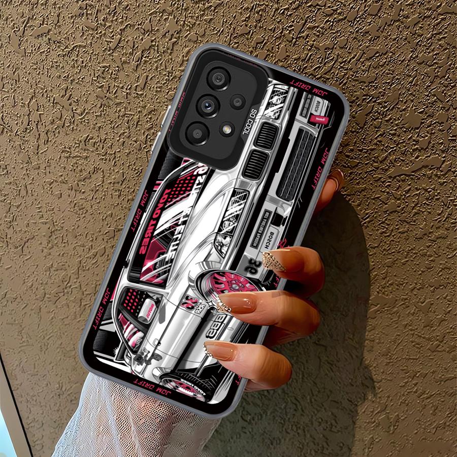 

Мягкий чехол для телефона Samsung Galaxy A15 A32 A24 A14 A12 A17 A13 A25 A23 A16 A34 Японский JDM Дрифт-автомобиль Galaxy A12