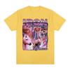 New Funny Dog Cat Horse Meme 100%cotton Men's Shirt Vintage O-Neck Short Sleeve Harajuku Women's Summer Fashion Oversized Tshirt