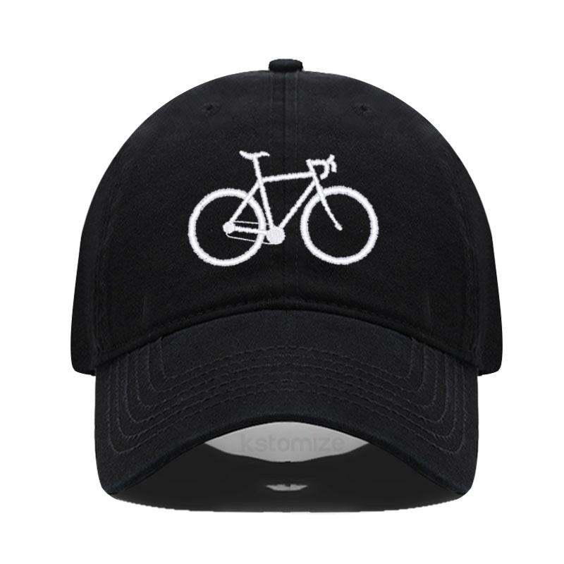 Soft Cotton Baseball Cap for Women Men Adjustable Fashion Bicycle Embroidered Dad Hat Unisex Classic Golf Caps
