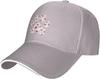 Paw Print Heart Dog Lover Baseball Cap Polyester Adjustable Sandwich Cap Casual for Unisex