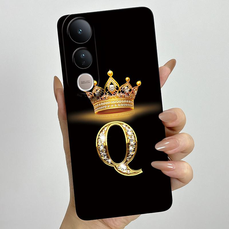 For Vivo V50 Lite 5G Case Luxury Letters Couple Silicone Soft Phone Cases For Vivo V50 V50Lite 5G Camera Protection Back Cover
