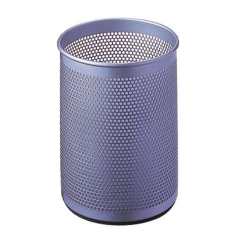 

Nakabayashi Punching Metal Pen Stand (Pen Holder) Round Silver Metallic PS-M1SM