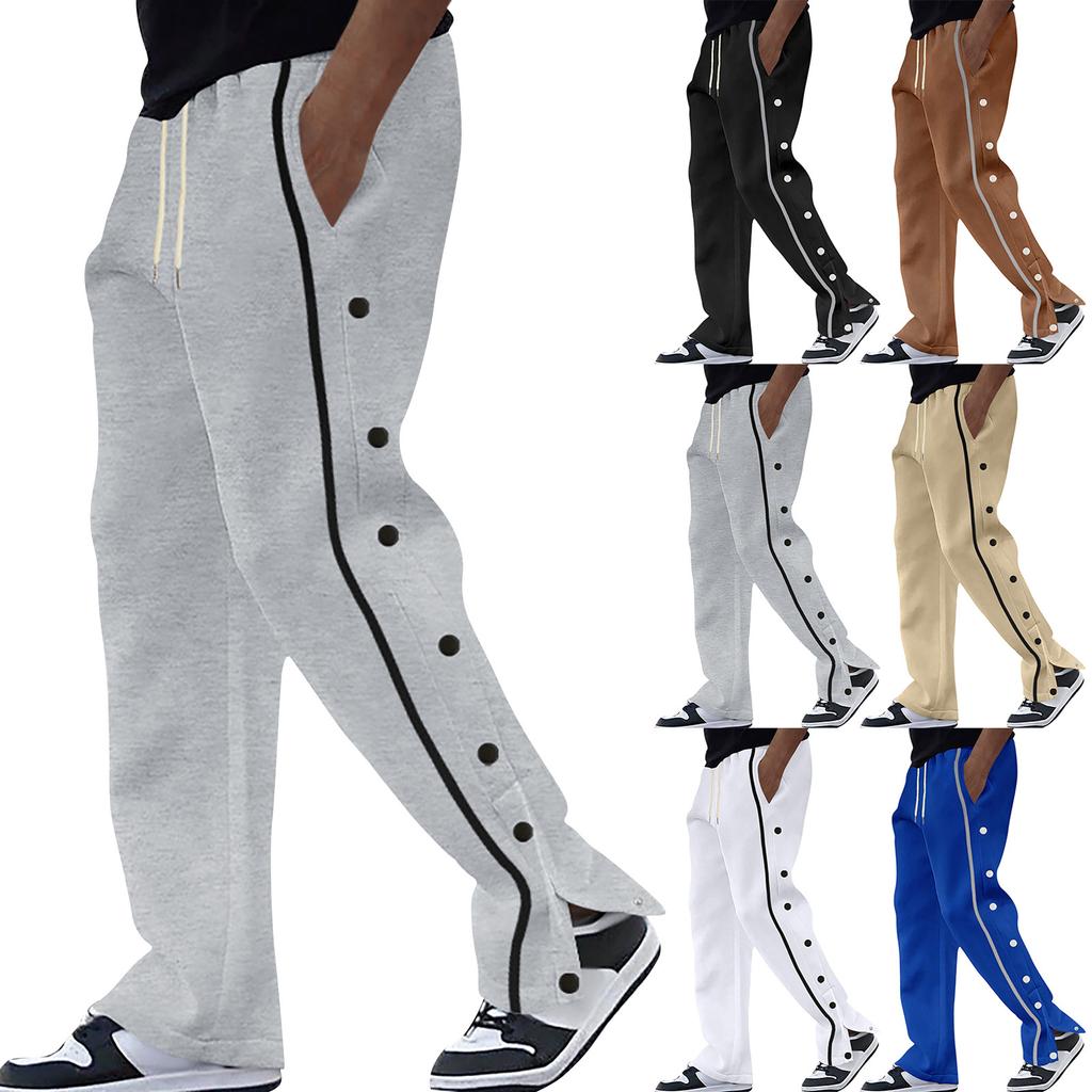 Men's Overalls Drawstring  Multi Pocket Casual Pants Hiking Pants Cotton Twill Pants