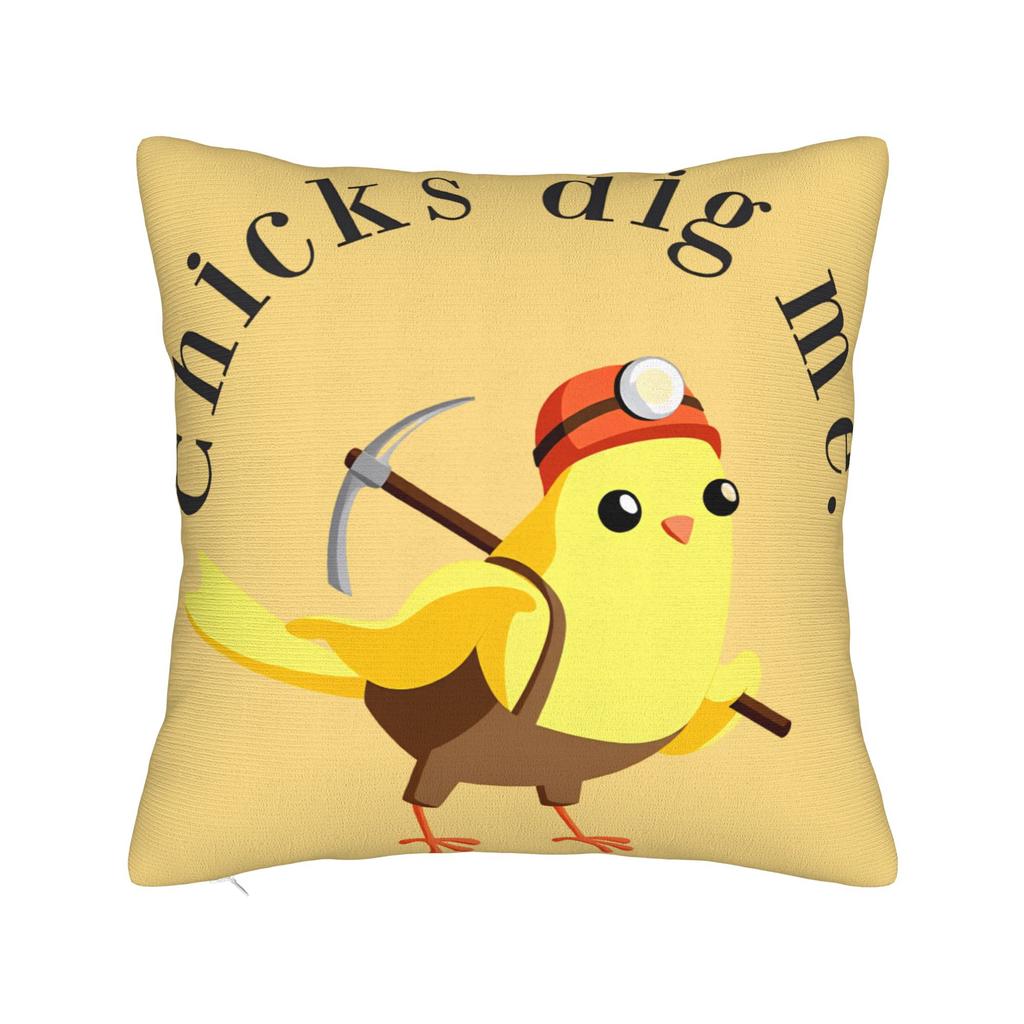 Easter Chicks Dig Me Pillow Cover Comfy Cushion Cover Fashion Pillow Case For Couch Sofa Bedroom