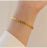 18K Gold Retro Heart-Shaped Peacock Tail Bracelet - Women's Summer Fashion Jewelry