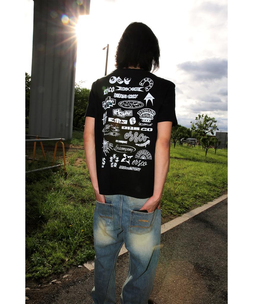 Ialeseuko Multi Logo T-Shirt_Black