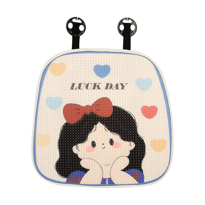 Summer Style Cartoon Princess Car Seat Cushion with Lace Pillow